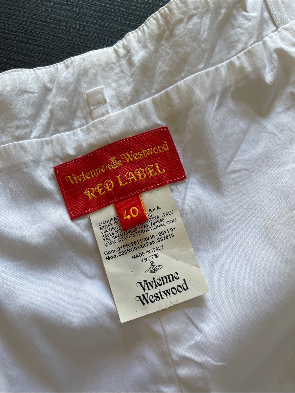 Vivienne Westwood Red Label soft Corset AW2011 Made in Italy vintage - Picture 10 of 11